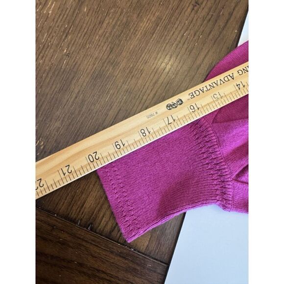 ✨ NOEN Cashmere Blend Colorblock Sweater Purple and Tan Size L  NWOT✨ - Picture 13 of 13